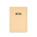 Bamboo fibre notebook with date space A5 dotted pages main view