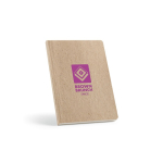 A5 notebook with flexible sugarcane cover and dotted pages yellow colour