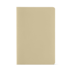 Stone paper notebook with waterproof pages A5 blank sheets beige colour front view