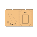 A5 notebook with banana fibre cover, date space and dotted pages