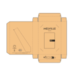 A5 blank-page notebook with eco cover and combination lock