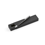 Recycled aluminium pen with twist mechanism and black ink black colour fourth view