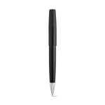 Recycled aluminium pen with twist mechanism and black ink black colour rear view