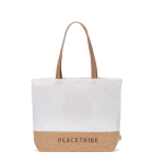 Tote bag made of recycled cotton, 220 g/m2 natural colour