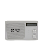 Recycled plastic wireless speaker with LCD screen 15W main view