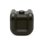 Portable recycled plastic speaker with powerful bass 5W black colour second view