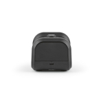 Portable recycled plastic speaker with powerful bass 5W black colour third view