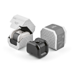 Portable recycled plastic speaker with powerful bass 5W