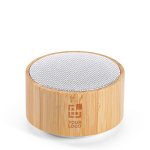Bluetooth 4.1 speaker made from bamboo and recycled ABS main view