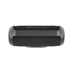 Water-resistant recycled plastic wireless speaker 40W black colour fifth view