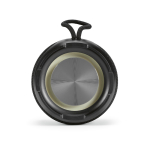 Recycled plastic wireless speaker with IPX6 protection 30W black colour seventh view
