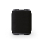 Recycled plastic wireless speaker with IPX6 protection 30W black colour rear view