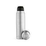 Recycled stainless steel double-wall vacuum flask 500 ml front view