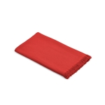 Beach towel made from recycled cotton, 250 g/m2, 80x180cm red colour