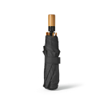 Automatic foldable stormproof umbrella made from recycled plastic ø119 black colour second view