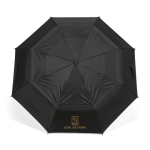 Automatic foldable stormproof umbrella made from recycled plastic ø119 black colour