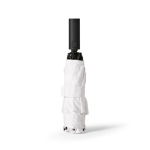 Automatic reversible foldable umbrella made from recycled plastic ø101.5 white colour second view
