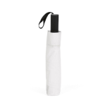 Automatic reversible foldable umbrella made from recycled plastic ø101.5 white colour detail view