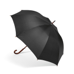Elegant wooden umbrella with automatic windproof opening ø122 black colour fourth view