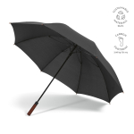 Windproof golf umbrella with automatic opening ø146 black colour