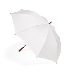 Windproof golf umbrella with automatic opening ø146 white colour rear view