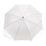 Windproof golf umbrella with automatic opening ø146 white colour front view