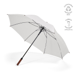 Windproof golf umbrella with automatic opening ø146 white colour