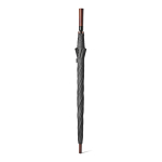 Windproof golf umbrella with automatic opening ø146 dark grey colour second view