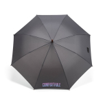 Windproof golf umbrella with automatic opening ø146 dark grey colour