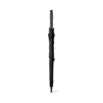 Recycled plastic storm umbrella with straight handle ø100 black colour second view