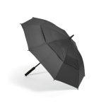 Recycled plastic storm umbrella with straight handle ø100 black colour fourth view