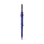 Recycled plastic storm umbrella with straight handle ø100 blue colour second view