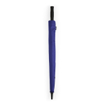 Recycled plastic storm umbrella with straight handle ø100 blue colour second detail view