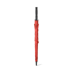 Recycled plastic storm umbrella with straight handle ø100 red colour second view