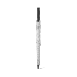 Recycled plastic storm umbrella with straight handle ø100 white colour second view