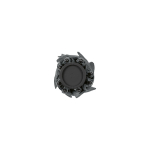 Recycled plastic storm umbrella with straight handle ø100 dark grey colour sixth view