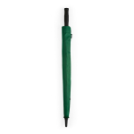 Recycled plastic storm umbrella with straight handle ø100 dark green colour second detail view