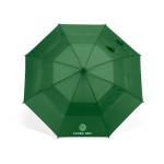 Recycled plastic storm umbrella with straight handle ø100 dark green colour