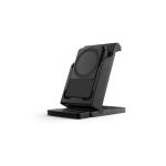 3-in-1 wireless charger with 5,000 mAh MagSafe battery black colour fourth view