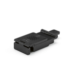 3-in-1 wireless charger with 5,000 mAh MagSafe battery black colour eighth view
