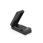 3-in-1 wireless charger with 5,000 mAh MagSafe battery black colour ninth view