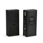 3-in-1 wireless charger with 5,000 mAh MagSafe battery black colour view in box