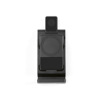 3-in-1 wireless charger with 5,000 mAh MagSafe battery black colour front view