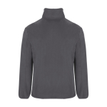 Men’s high-neck polyester fleece jacket, 300 g/m², Roly dark grey colour