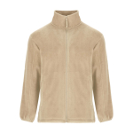 Men’s high-neck polyester fleece jacket, 300 g/m², Roly sand colour