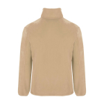 Men’s high-neck polyester fleece jacket, 300 g/m², Roly sand colour second rear view