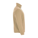 Men’s high-neck polyester fleece jacket, 300 g/m², Roly sand colour second side view