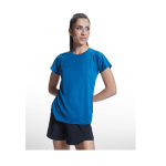 Women’s 100% polyester technical t-shirt, 135 g/m², Roly grey colour lifestyle image