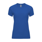 Women’s 100% polyester technical t-shirt, 135 g/m², Roly royal blue colour
