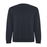 Unisex organic cotton and recycled polyester sweater, 300 g/m², Roly navy-blue colour